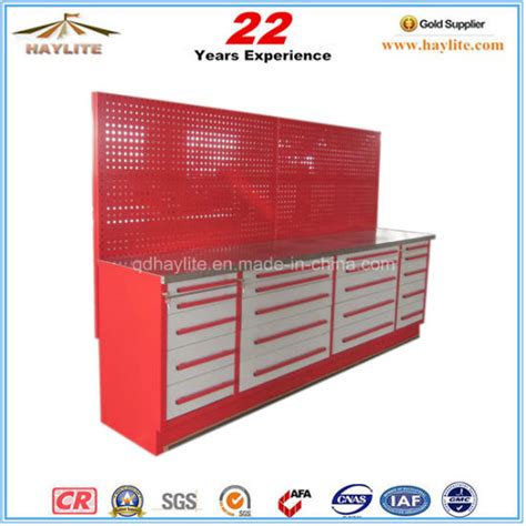 20 Drawer Steel Tool Cabinet Workbench with Wooden Top - China Toolbox, Workbench | Made-in ...