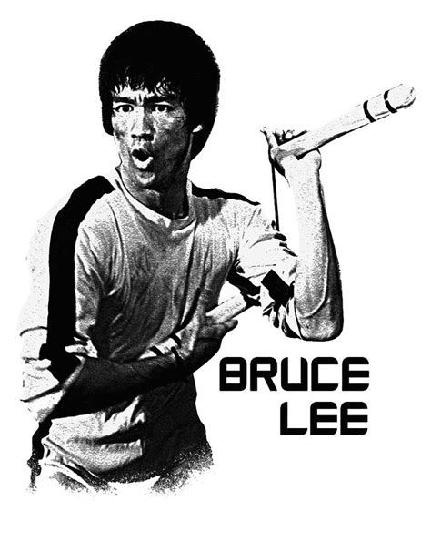 Bruce Lee Nunchucks Digital Art by Rhandz Ballesteros - Fine Art America