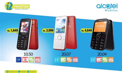 Alcatel feature phones and smartphones launched in Pakistan - Tech Prolonged