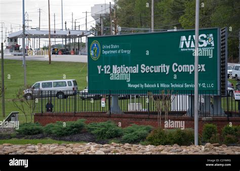 Oak Ridge, Tennessee - The Y-12 National Security Complex, which produces materials for nuclear ...