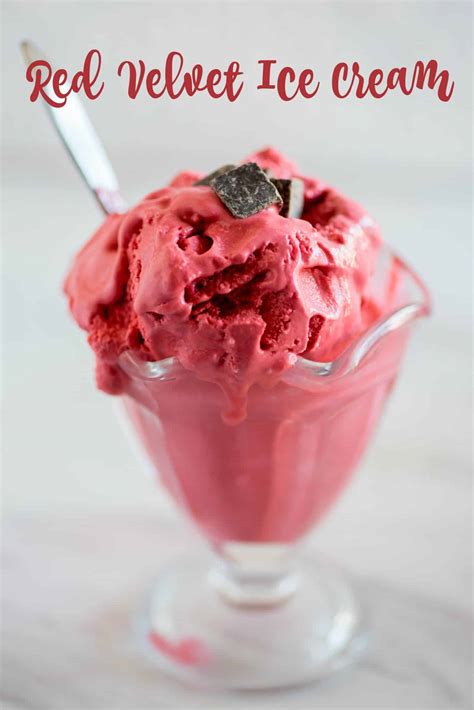 Red Velvet Ice Cream - Almost Supermom