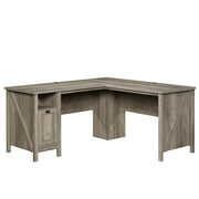 Better Homes & Gardens Modern Farmhouse L-Desk, Rustic Gray Finish | RTBShopper