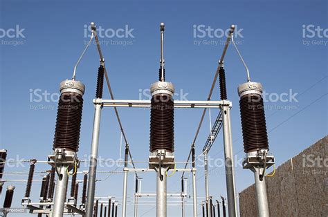 Electricity Substation Stock Photo - Download Image Now - Amperage, Architectural Feature, Built ...