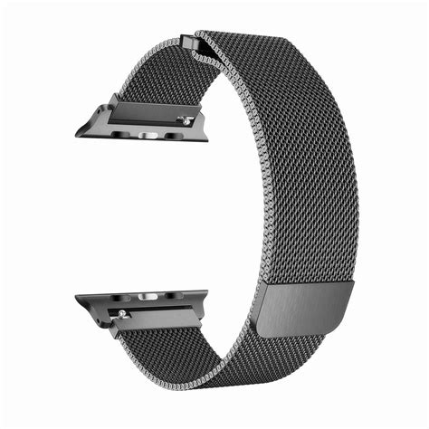 For Apple Watch Band 41mm/40mm/38mm, Stainless Steel Mesh Milanese Loop ...