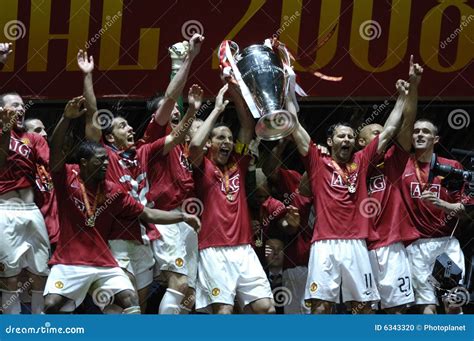 Final De La UEFA Champions League Moscú 2008 Imagen editorial - Imagen de manchester, quelsea ...