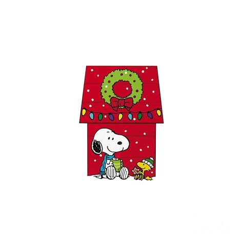 Snoopy Dog House Christmas Digital Art by Mariska Holiday - Fine Art ...