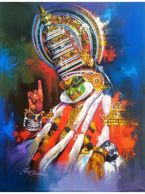 Kathakali Painting By Jeyaprakash M | lupon.gov.ph