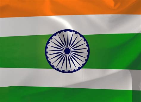 Premium AI Image | Flag of India illustration 3 stylish colors