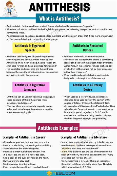 Antithesis Definition & Examples in Speech and Literature • 7ESL