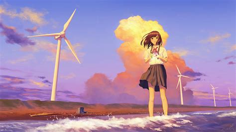 851x315 Anime Girl HD Aesthetic 851x315 Resolution Wallpaper, HD Anime ...