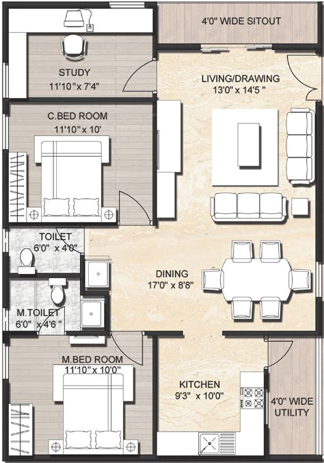 1300 Sq Ft House Plans