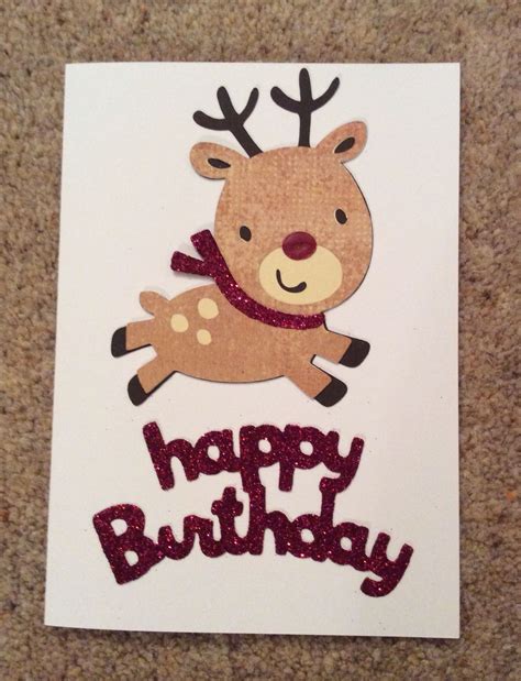 Create a Critter December birthday card | Cards handmade, Birthday cards, Create a critter