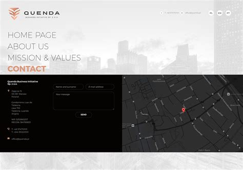 Quenda - Business Initiative Website :: Behance