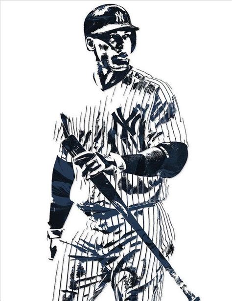 Aaron Judge, NYY | New york yankees, Yankees, Baseball art