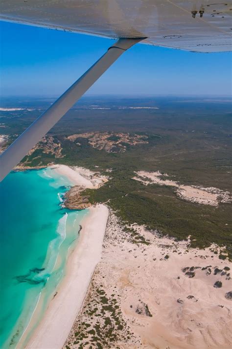 A Scenic Flight Over The Pink Lake In Esperance | Western australia ...