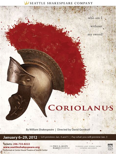 Coriolanus | Seattle Shakespeare Company