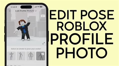 How to Pose Roblox Avatar in Your Roblox Profile Photo (2023) | Change Emote Pose Roblox - YouTube