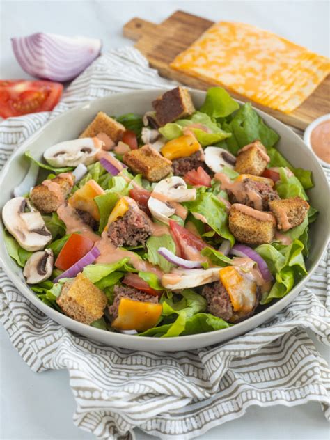 Cheeseburger Salad - Zen & Spice