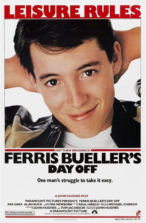 Ferris Bueller's Day Off Movie Poster (#1 of 3) - IMP Awards