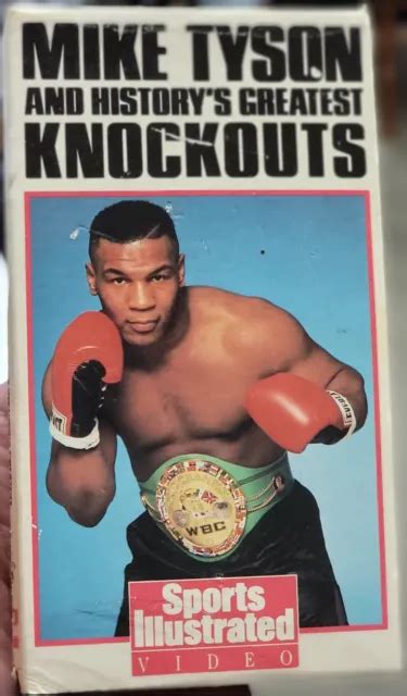 MIKE TYSON AND History's Greatest Knockouts VHS Tape Sports Illustrated HBO $20.00 - PicClick