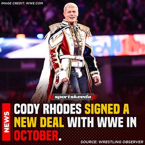 Cody's New Deal With WWE Back In October 2023 :) by BenjiRivera1991 on ...