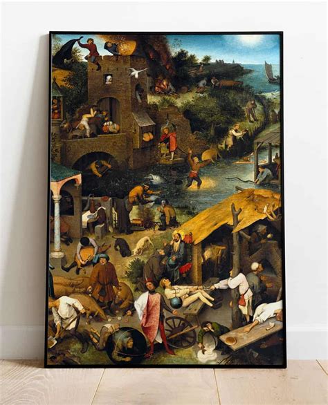 Netherlandish Proverbs by Pieter Brueghel the Elder - Pyaarnation