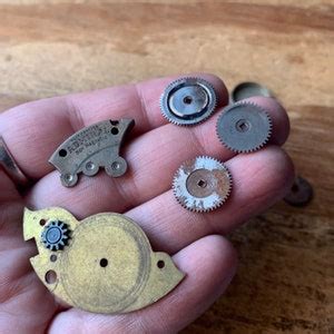 Vintage Watch Parts Lot of 10 Pieces Pocket Watch Clock Hands Steampunk ...