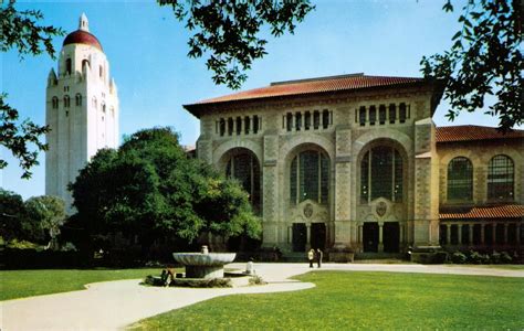 Library Postcards: Library, Stanford University, Stanford, California