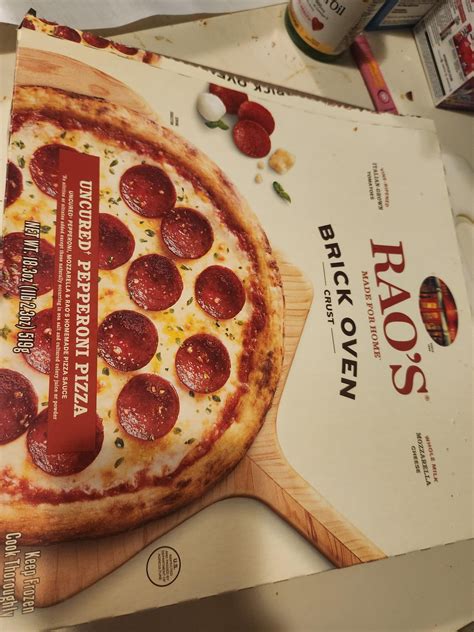 Rao's frozen pep pizza : r/frozendinners