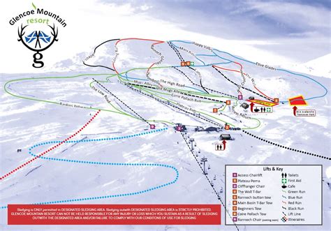 Piste Map - Glencoe Mountain Resort