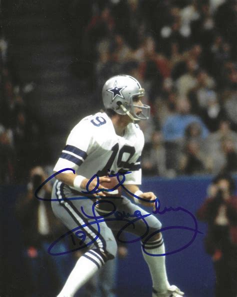 Autographed Clint Longley Dallas Cowboys 8x10 Photo - Main Line Autographs