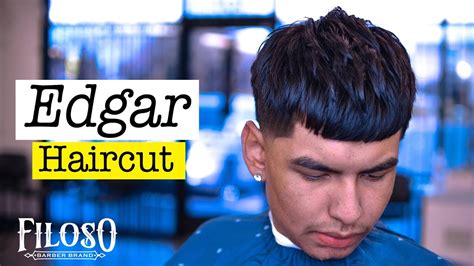 HOW TO EDGAR HAIRCUT WITH TEXTURE ON TOP - YouTube