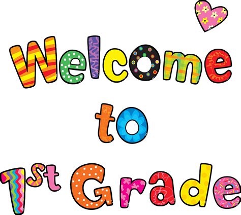 Welcome To First Grade Clipart Png Â - Welcome To First Grade ...