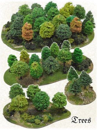 6mm Trees | Warhammer terrain, Miniature trees, Wargaming terrain