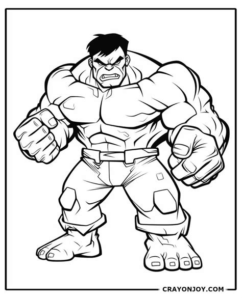 Avengers Assemble: Hulk Printable Coloring Page | Hulk coloring pages, Superhero coloring ...