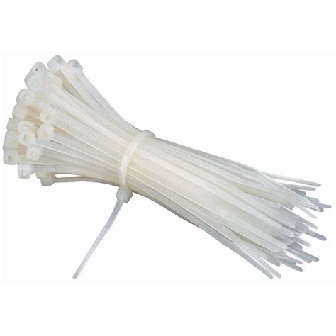 Natural/White Nylon Cable Tie( White Nylon Cable Ties 200mm x 4.8 Mm), Rs 72 /pack | ID: 23135717712