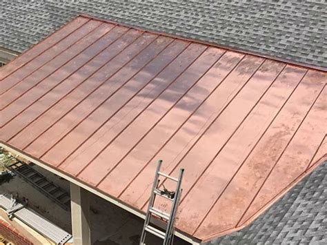 Copper Roof Panel Installation in Maryland | Shingle Roof Flashing Experts