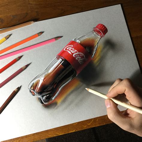 Polvoriento mermelada Decoración coca cola bottle drawing maldición ...