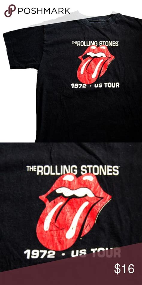 Retro Rolling Stones Tshirt Tee ReIssue Band M | Rolling stones tshirt ...