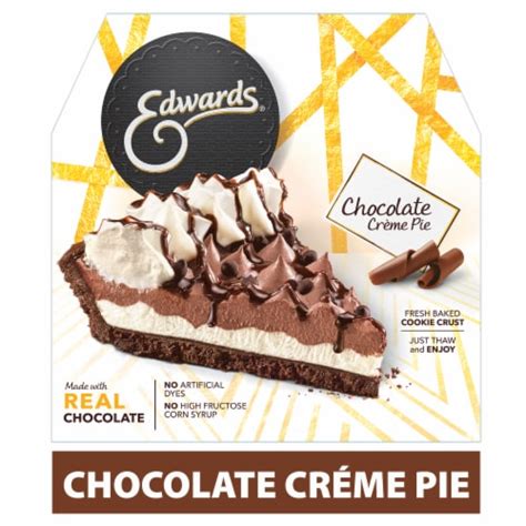 Edwards Premium Desserts Chocolate Crème Pie, 25.5 oz - Kroger