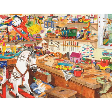 Toymaker Workshop 1000 Piece Jigsaw Puzzle | Bits And Pieces