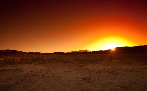 Sunrise Over The Sahara Desert wallpaper | nature and landscape | Wallpaper Better