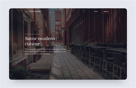 Free Food Delivery Website Templates - Top 2021 Themes by Yola