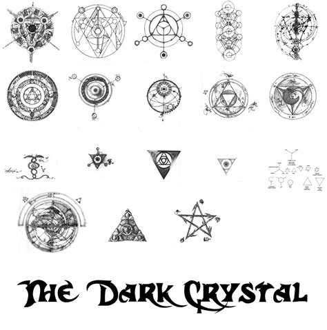 Dark Crystal Symbols by paradoxstock on DeviantArt