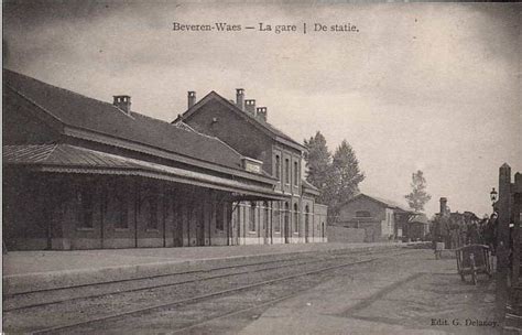 Beveren Waas (9120) - Beveren Waas : het station - Vroeger en Vandaag - Geneanet