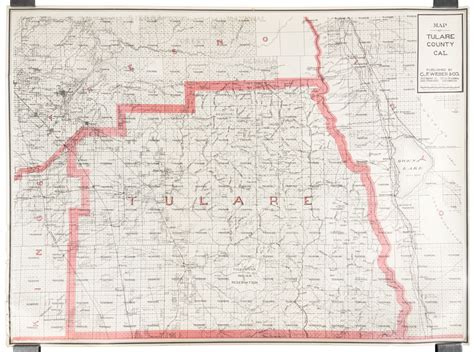 Map of Tulare County, Cal.