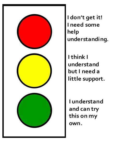 Traffic Lights Assessment Template - ClipArt Best