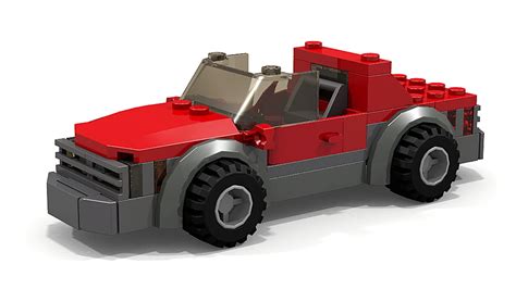 Custom Red LEGO Sports Car MOC building instructions - YouTube