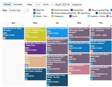 The Complete Guide to Choosing a Content Calendar | Web design, Template, Webdesign