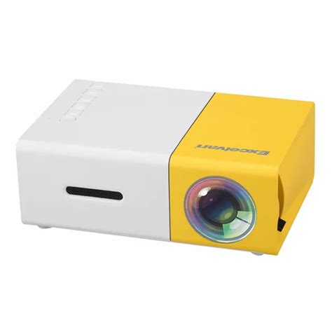 Drop Shipping Excelvan YG 300 Portable Mini Projector 600 Lumen YG300 320 x 240 Media Player ...